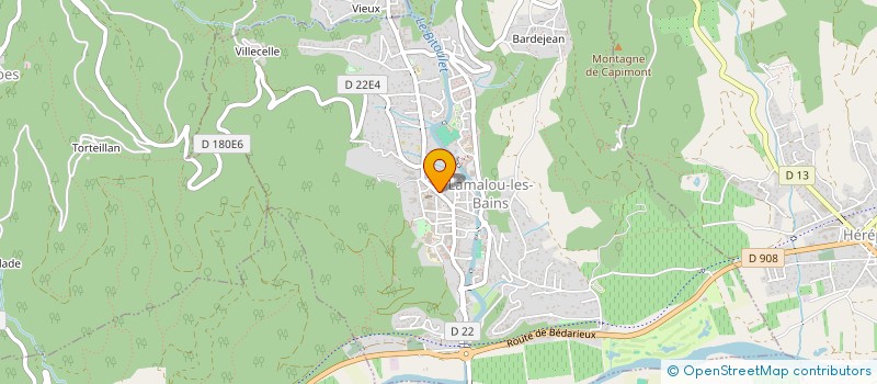 localisation de l'entreprise MADAME MAEVA DEBARD  LAMALOU-LES-BAINS