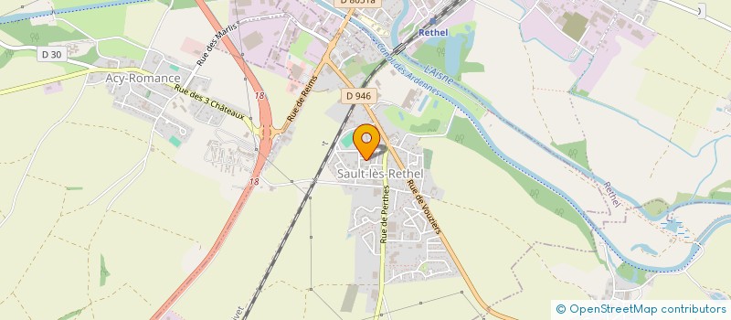 localisation de l'entreprise MADAME MAEVA DEBITTE  SAULT-LES-RETHEL