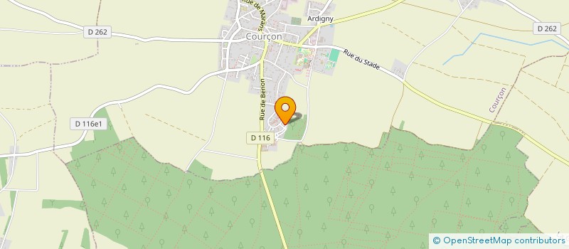 localisation de l'entreprise MADAME MAEVA DECOUX  COURCON