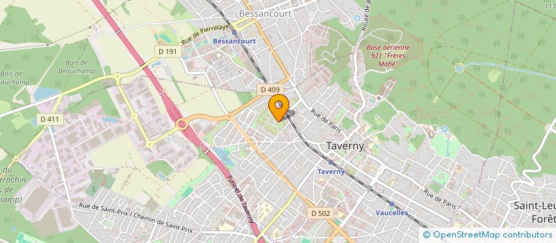 localisation de l'entreprise MADAME MAEVA DELPIERRE  TAVERNY