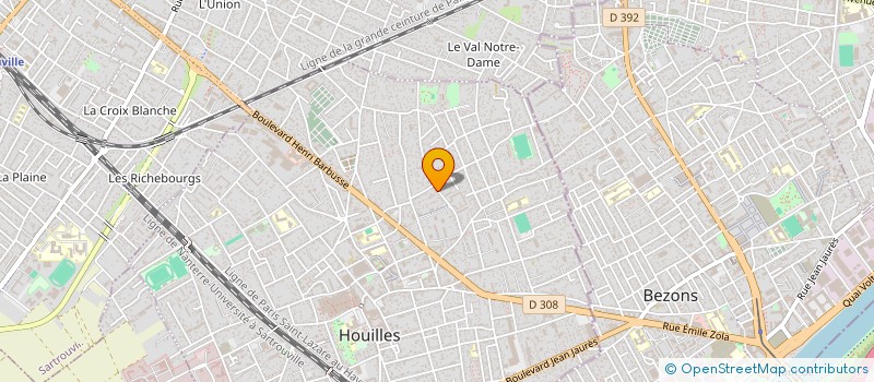 localisation de l'entreprise MADAME MAEVA DENAYROLLES  HOUILLES