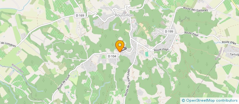 localisation de l'entreprise MADAME MAEVA DERCHE  ROUSSILLON