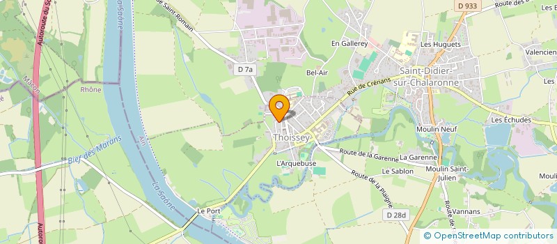 localisation de l'entreprise MADAME MAEVA DESGEORGES  THOISSEY