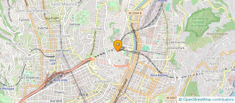 localisation de l'entreprise MADAME MAEVA DESTEFANIS à NICE
