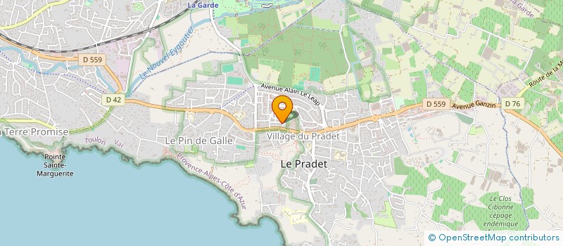 localisation de l'entreprise MADAME MAEVA DIAGOLA à LE PRADET