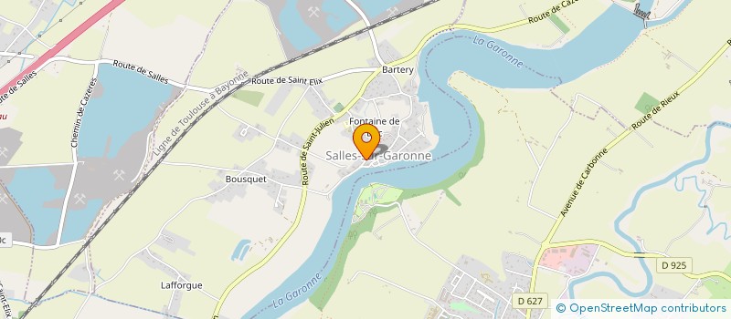 localisation de l'entreprise MADAME MAEVA DIDIER  SALLES-SUR-GARONNE