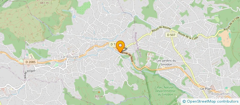 localisation de l'entreprise MADAME MAEVA DIESNIS  LE ROURET