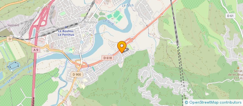 localisation de l'entreprise MADAME MAEVA DOBOSZ  LE BOULOU