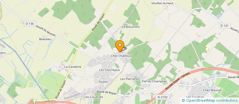 localisation de l'entreprise MADAME MAEVA DOMIN  SABLONCEAUX