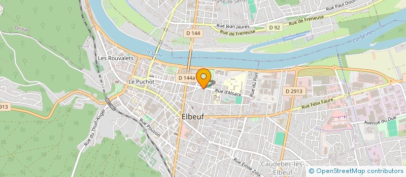 localisation de l'entreprise MADAME MAEVA DRANGUET  ELBEUF