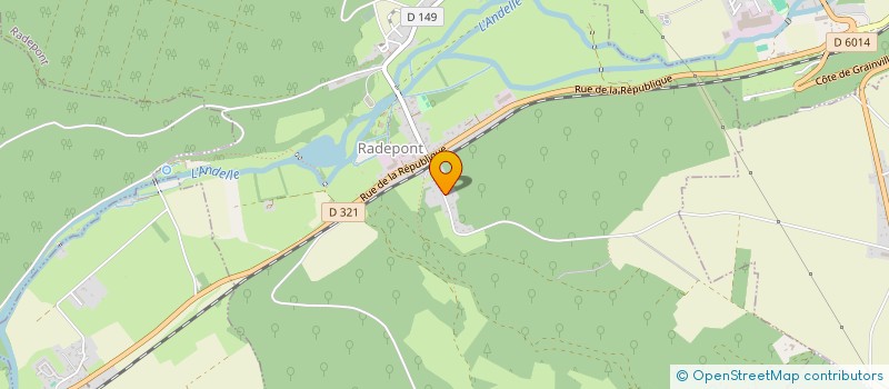 localisation de l'entreprise MADAME MAEVA DREANO  RADEPONT