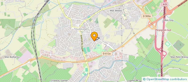 localisation de l'entreprise MADAME MAEVA DUBART  TOULOUGES