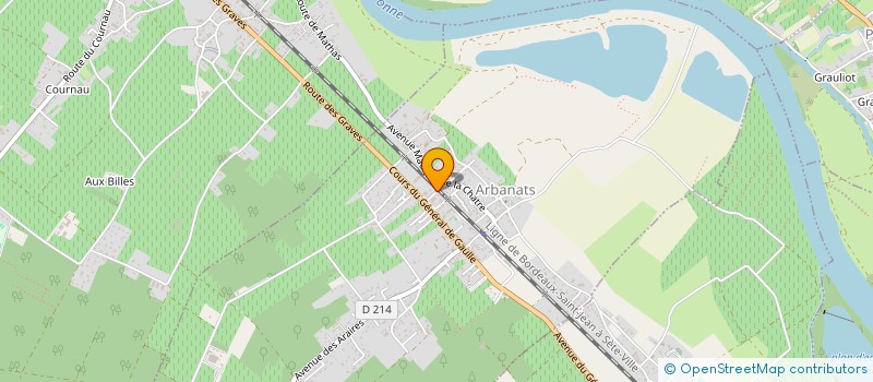 localisation de l'entreprise MADAME MAEVA DUBOIS  ARBANATS