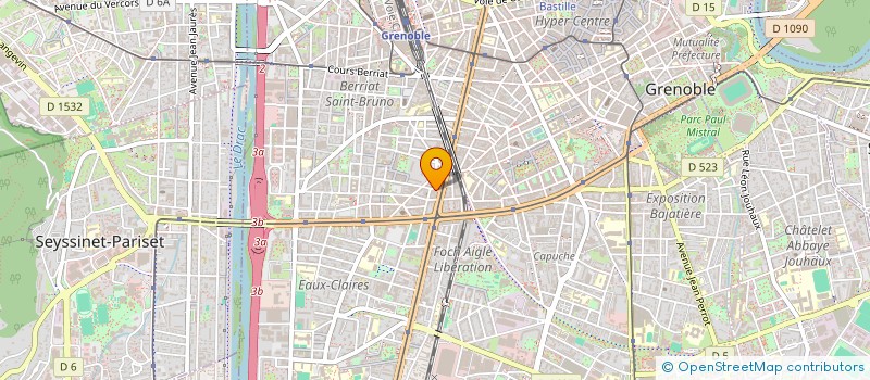 localisation de l'entreprise MADAME MAEVA DUBUISSON à GRENOBLE