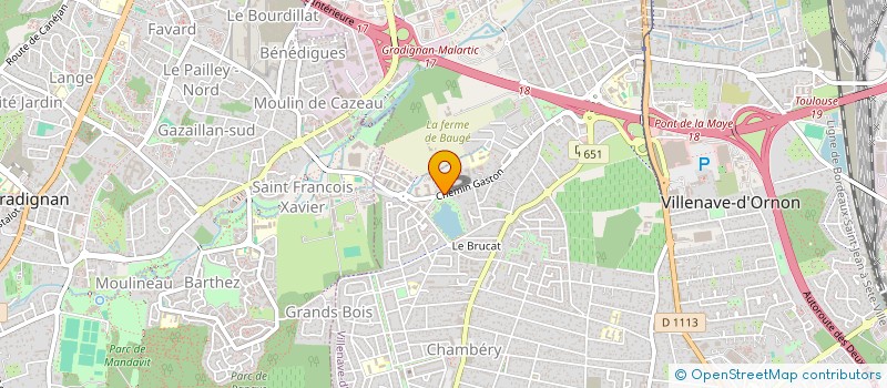 localisation de l'entreprise MADAME MAEVA DUFOUR-DUPHIL  VILLENAVE-D'ORNON