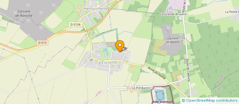 localisation de l'entreprise MADAME MAEVA DUHAMEL  ESCOVILLE