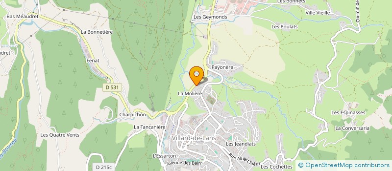 localisation de l'entreprise MADAME MAEVA DUPONT  VILLARD-DE-LANS