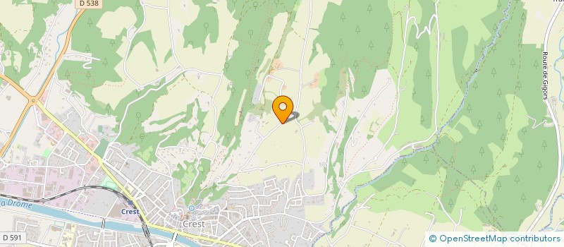 localisation de l'entreprise MADAME MAEVA EL HADRATI  CREST