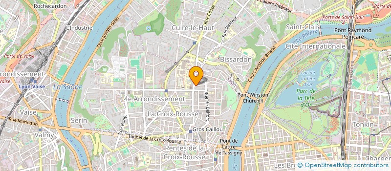 localisation de l'entreprise MADAME MAEVA FALLER  LYON