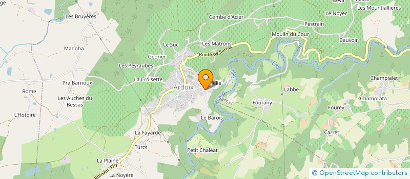 localisation de l'entreprise MADAME MAEVA FAURIE  ARDOIX