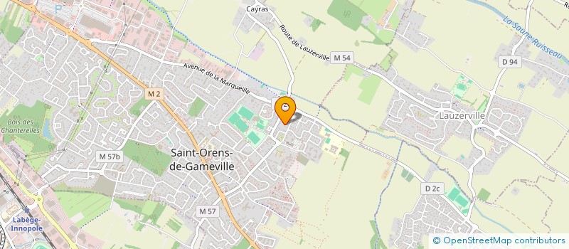 localisation de l'entreprise MADAME MAEVA FAVIER  SAINT-ORENS-DE-GAMEVILLE