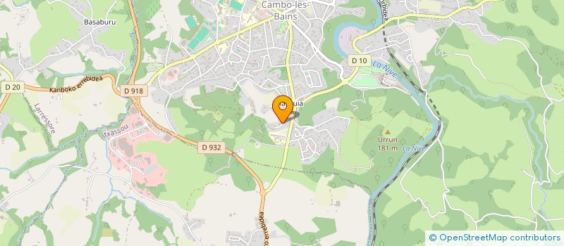 localisation de l'entreprise MADAME MAEVA FELISBERTO  CAMBO-LES-BAINS