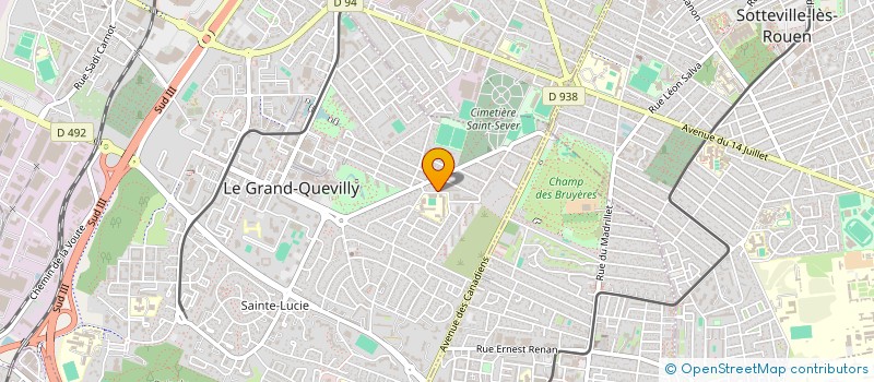 localisation de l'entreprise MADAME MAEVA FERREIRA  ELBEUF