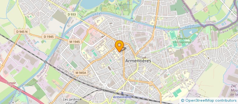 localisation de l'entreprise MADAME MAEVA FONTAINE  ARMENTIERES