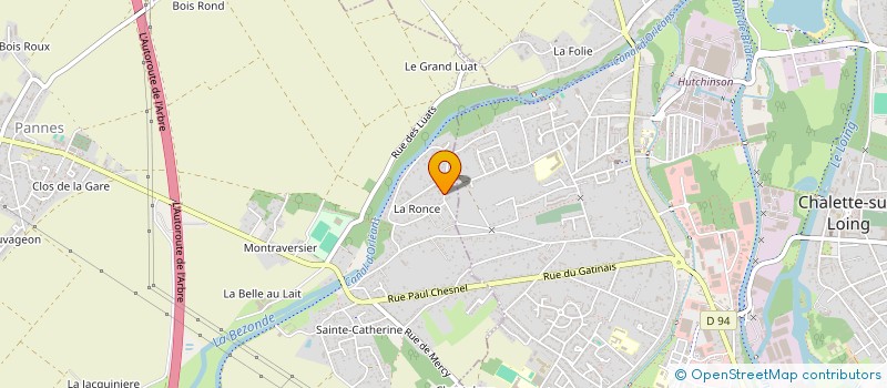 localisation de l'entreprise MADAME MAEVA FOUCHET  PANNES