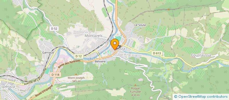 localisation de l'entreprise MADAME MAEVA FOURNIE  COUIZA