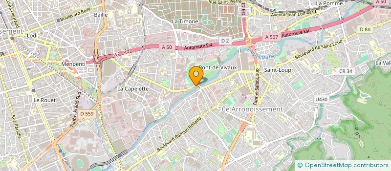 localisation de l'entreprise MADAME MAEVA FRUTEAU à MARSEILLE