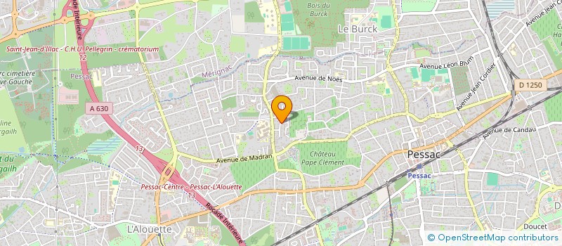 localisation de l'entreprise MADAME MAEVA GAIGNON  EYSINES