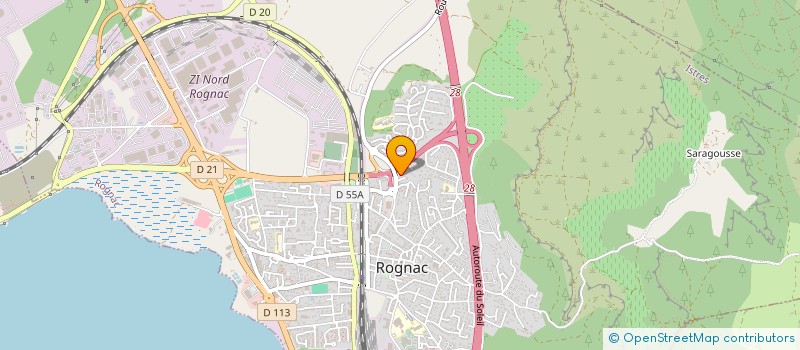 localisation de l'entreprise MADAME MAEVA GAILLARDON  ROGNAC