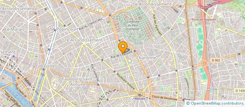 localisation de l'entreprise MADAME MAEVA GARCIA  PARIS