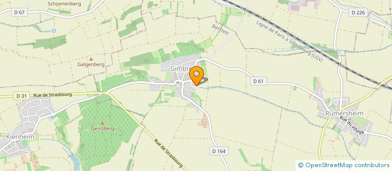 localisation de l'entreprise MADAME MAEVA GAUTHIER  BERSTETT