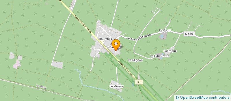 localisation de l'entreprise MADAME MAEVA GAUTHIER BORN  LE BARP