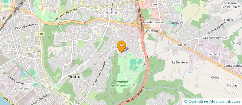 localisation de l'entreprise MADAME MAEVA GBADESSI KOUANVI  FLOIRAC