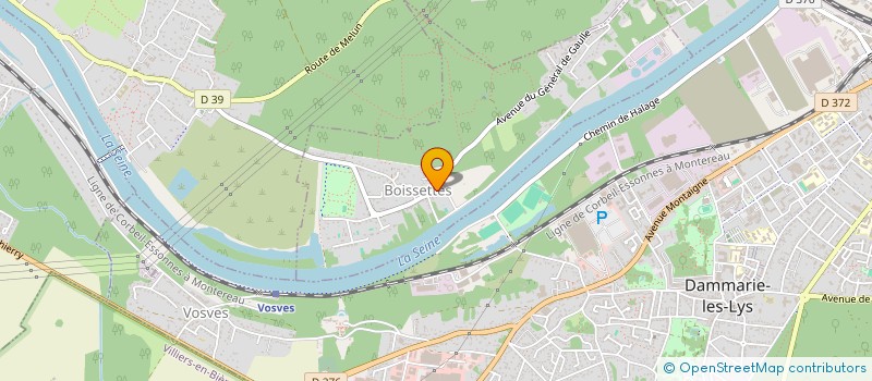 localisation de l'entreprise MADAME MAEVA GILLON  BOISSETTES