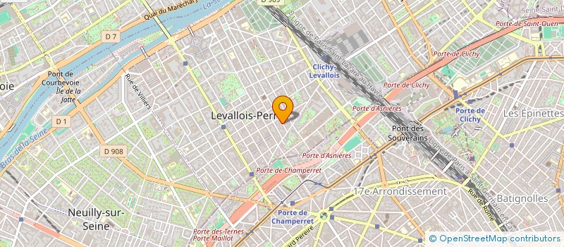 localisation de l'entreprise MADAME MAEVA GIRY à LEVALLOIS-PERRET