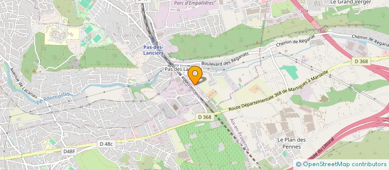 localisation de l'entreprise MADAME MAEVA GITARD  SAINT-VICTORET