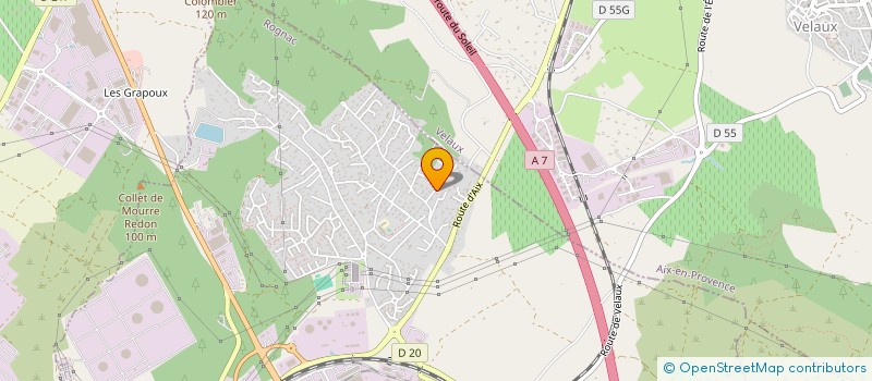 localisation de l'entreprise MADAME MAEVA GONCALVES FILIPE  ROGNAC