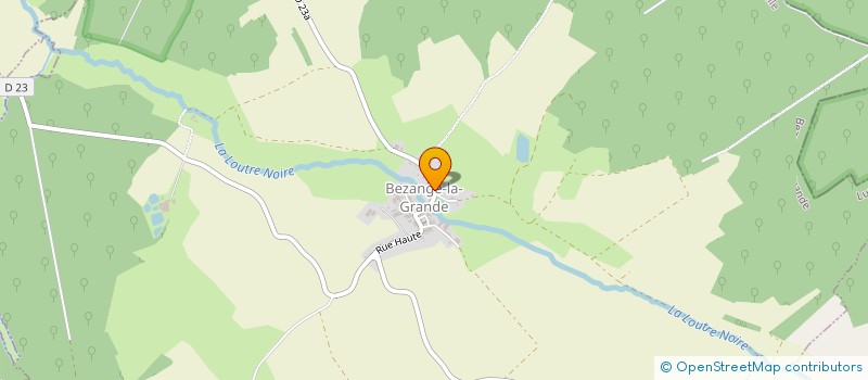 localisation de l'entreprise MADAME MAEVA GONZALEZ  BEZANGE-LA-GRANDE