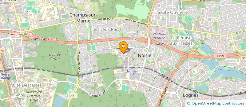 localisation de l'entreprise MADAME MAEVA GOULEME à CHAMPS-SUR-MARNE