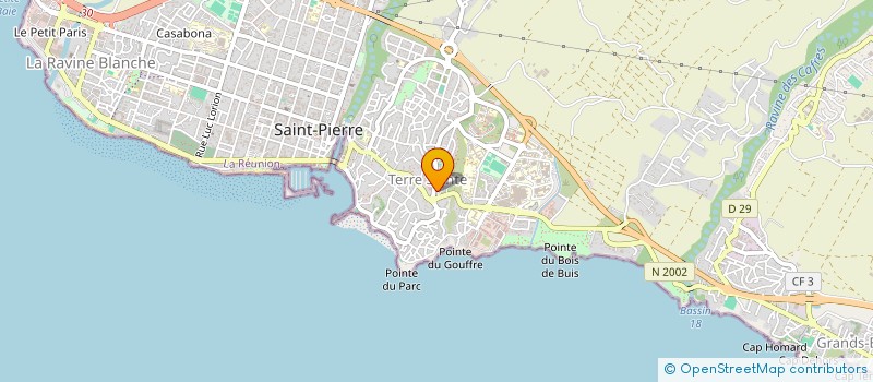 localisation de l'entreprise MADAME MAEVA GOULJIAR à SAINT-PIERRE
