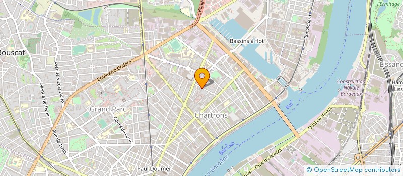 localisation de l'entreprise MADAME MAEVA GOURBEYRE  BORDEAUX