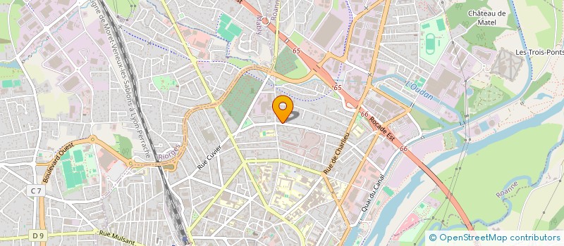 localisation de l'entreprise MADAME MAEVA GRAND  ROANNE