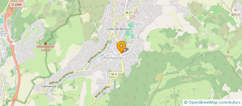 localisation de l'entreprise MADAME MAEVA GRAVES  ROMAGNAT