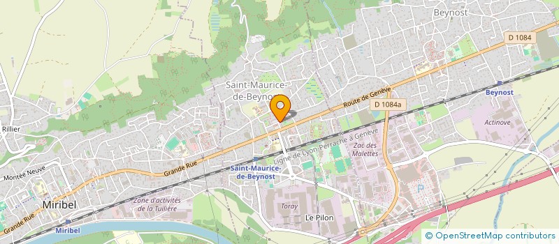 localisation de l'entreprise MADAME MAEVA GUALDE  SAINT-MAURICE-DE-BEYNOST