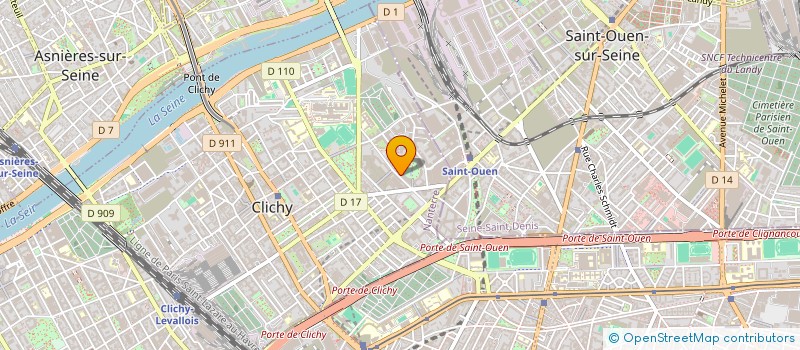 localisation de l'entreprise MADAME MAEVA GUEREZEBANGA à CLICHY