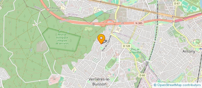 localisation de l'entreprise MADAME MAEVA GUILPAIN  VERRIERES-LE-BUISSON